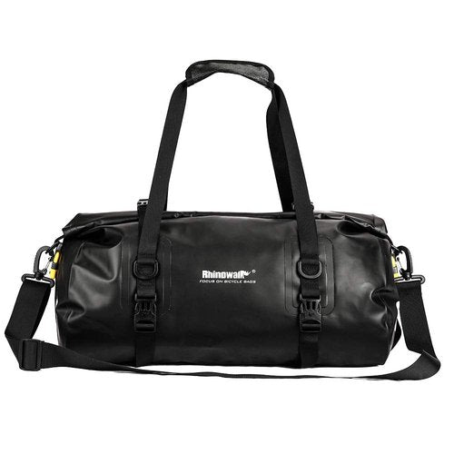 20L Waterproof Duffel Bag Multifunctional Cycle Rear Seat Trunk Bag Bike Rack Pannier Bag Camping Boating Kayaking Traveling Beach
