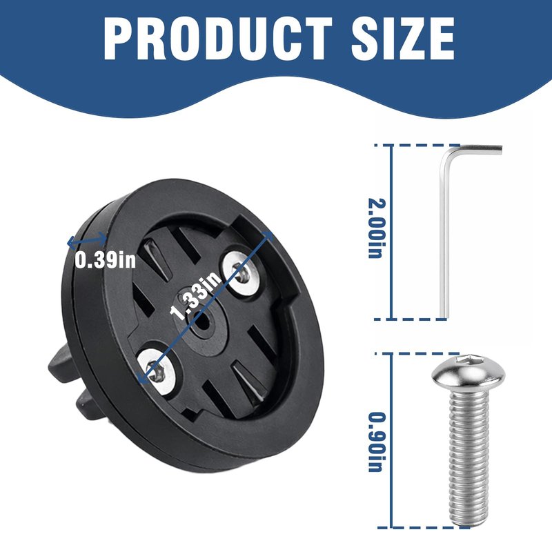 SANJOON Bike Headlight Mount with Quick Release Interface Adapter