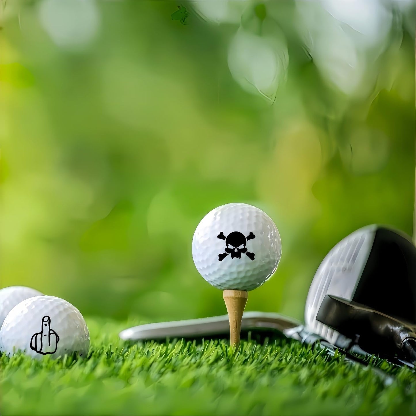 Jieyouhui 2 Pack Personalized Golf Ball Stamp Funny Golf Ball Stamps Reusable Golf Ball Marking Golf Ball Stamps Markers for Men and Women Golfers Golf Ball Stamps