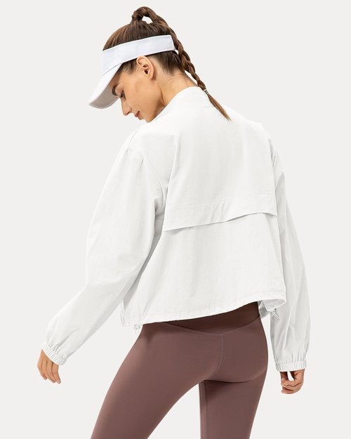 Locachy Women's Lightweight Athletic Jacket - Zip Up, Windproof, Sun Protection | Perfect for Outdoor Workouts
