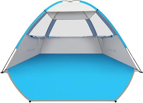 Gorich Beach Tent - Portable Sun Shelter for Up to 10 People | Lightweight, Easy Setup & UPF 50+ Protection