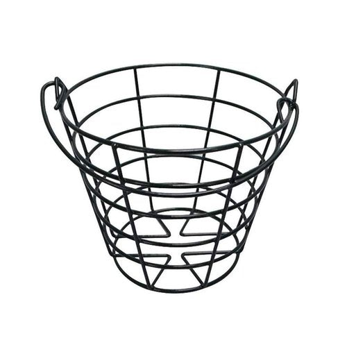 Crestgolf Stainless Metal Golf Basket Golf Ball Container Ball Bucket, Holds 50 Balls.(Golf Balls are Excluded)