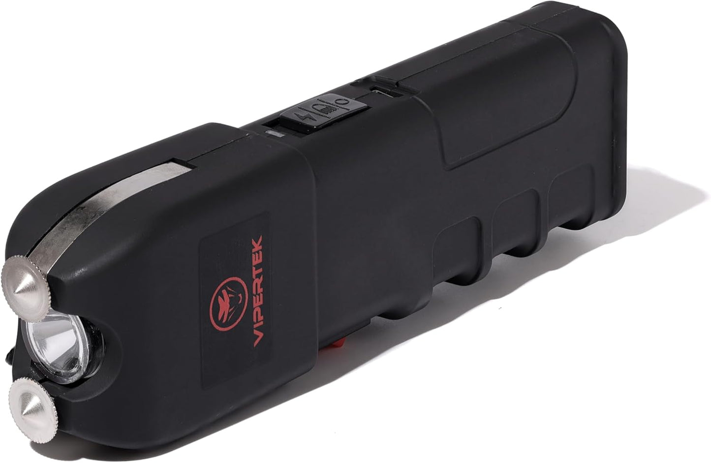 VIPERTEK VTS-989 Rechargeable Stun Gun for Self Defense - LED Flashlight Included