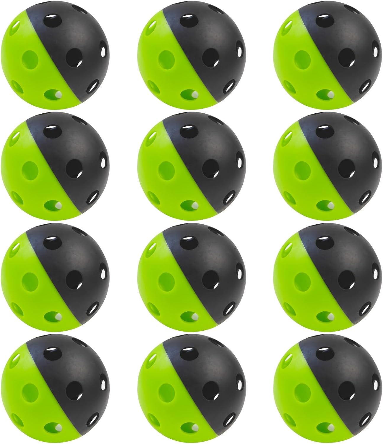MYKUJA Heavy-Duty Baseballs - Soft Practice Balls for Hitting | 12-Pack Limited Flight High Impact