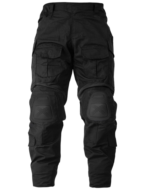 MERJAZ Men's Tactical Pants with Knee Pads Black 36