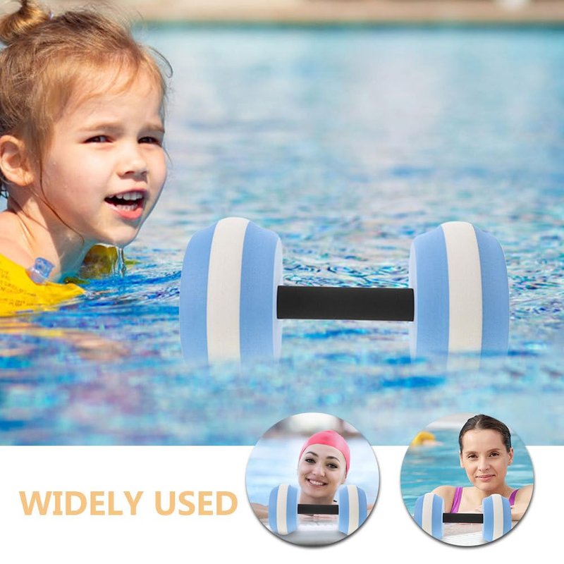 Sosoport Water Dumbbells for Pool Exercise Lightweight Eva Floating Resistance Weights for Swimming and Aqua Fitness 10.2X5.5X5.5 Inches