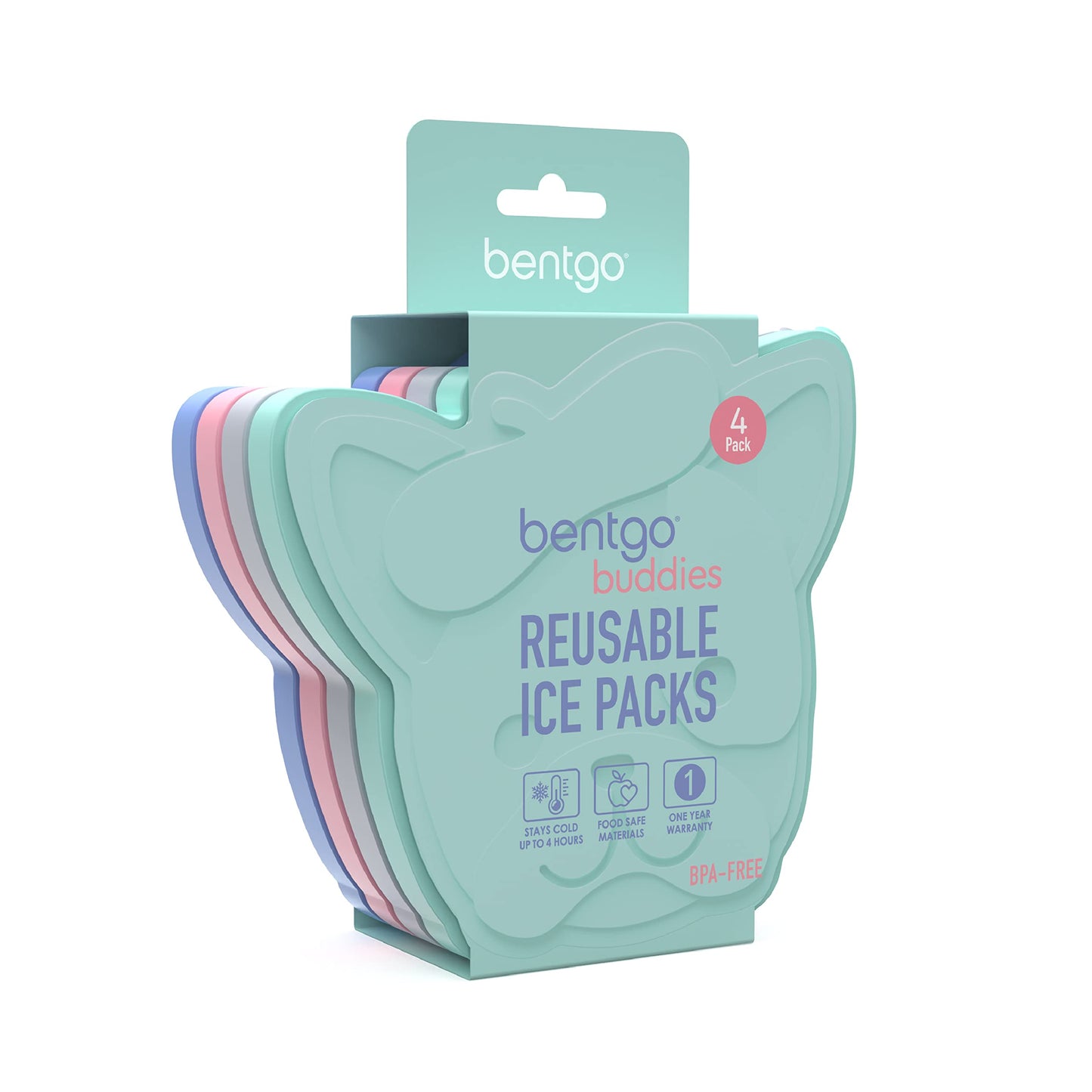 Bentgo Buddies Reusable Ice Packs for Kids