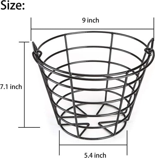 LIQIWI Golf Ball Basket Metal Material,Ball Container