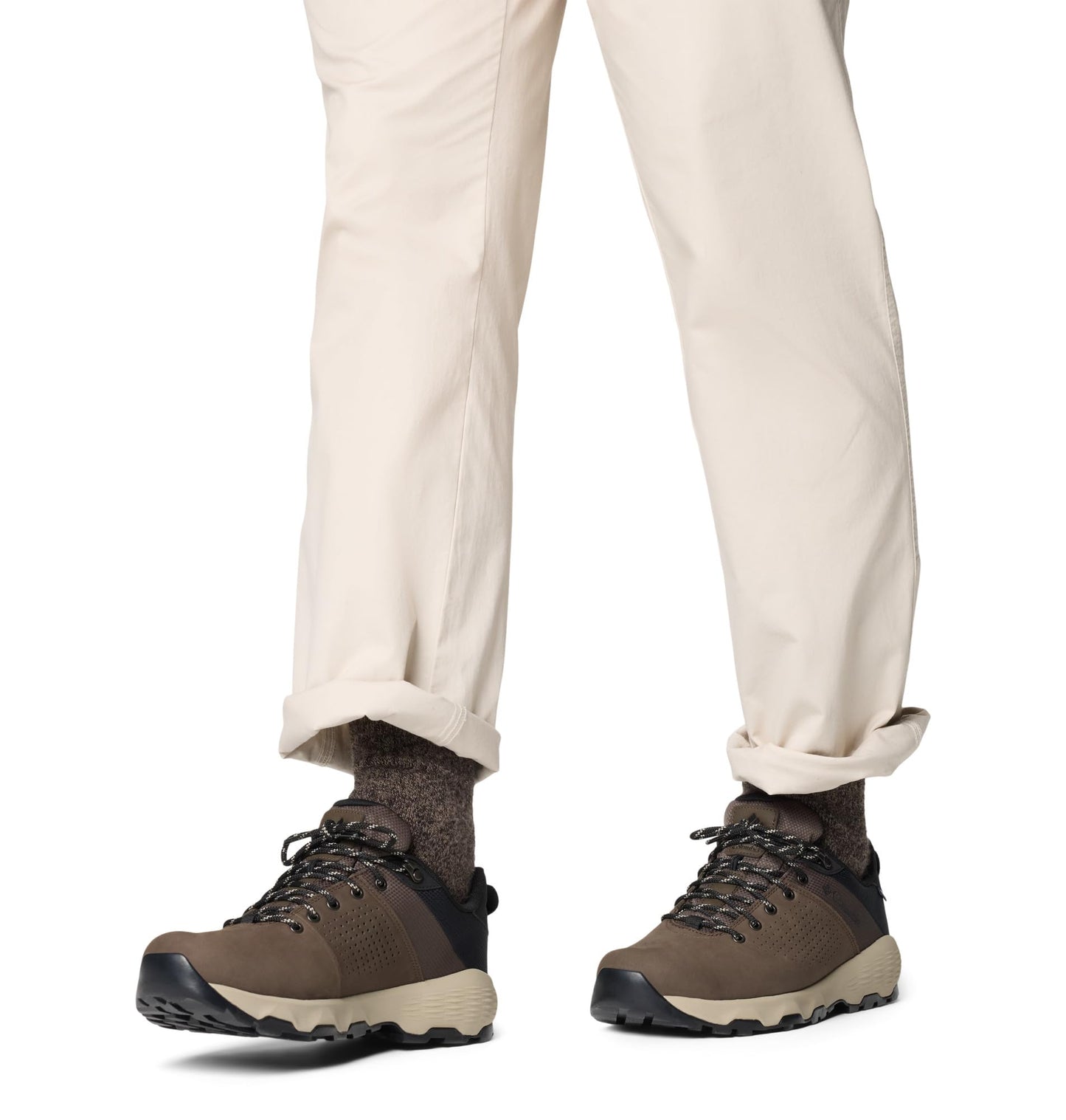 Columbia Mens Newton Nimble Leather, Tundra/Black, 10.5