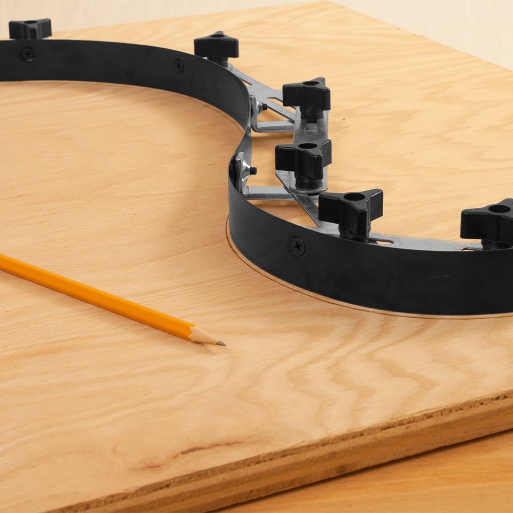 Steel Flexible Curve Template for Transferring Curved Patterns, Carpentry, Woodworking, Metal Working or Around The Home, Wood Curve Pattern Making Tools (107")