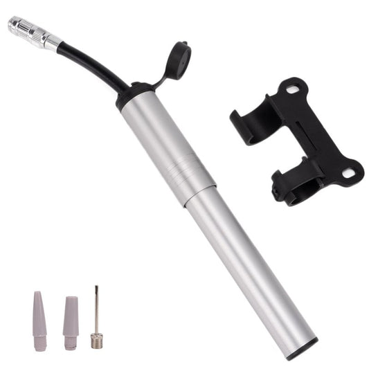RidingRush Mini Bike Hand Pump, Portable Bicycle Tire Pump with Aluminum Alloy Body, Presta & Schrader Valve Compatible, Compact Manual Pump for Road, Mountain & E-Bike Use