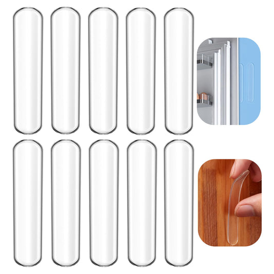 EBUKTUK 10pcs,Wall Bumpers,Door Stoppers,Furniture Bumper,Silencing pad,Anti collision pad,Using for Refrigerator door,Entrance doors,Cabinet doors,Toilet covers,Table corners(M, 6.3*1cm(2.48*0.39in)