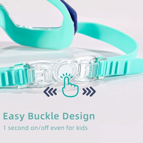 Freela Swim Goggles for Kids | Anti-Fog, No Leak Design for Ages 3-15 - Clear for Pool & Beach