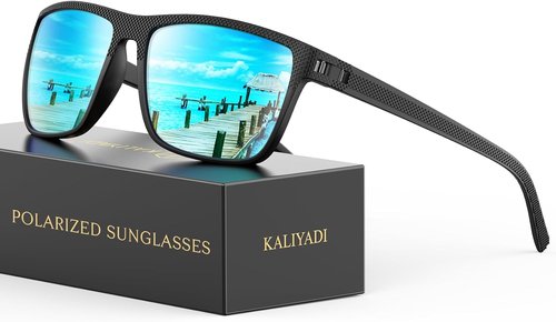 KALIYADI Polarized Sunglasses for Men - Classic UV400 Protection for Driving, Fishing & Golf