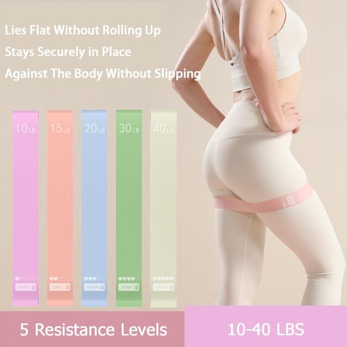 Gtzzot Pilates Ring Essentials Kit for Women, Soft Macaron Creams - Yoga Exercise Equipment Set for Home Workouts with Magic Circle, Mini Ball & Accessories - Fitness Ring Set for Beginners (Pink)