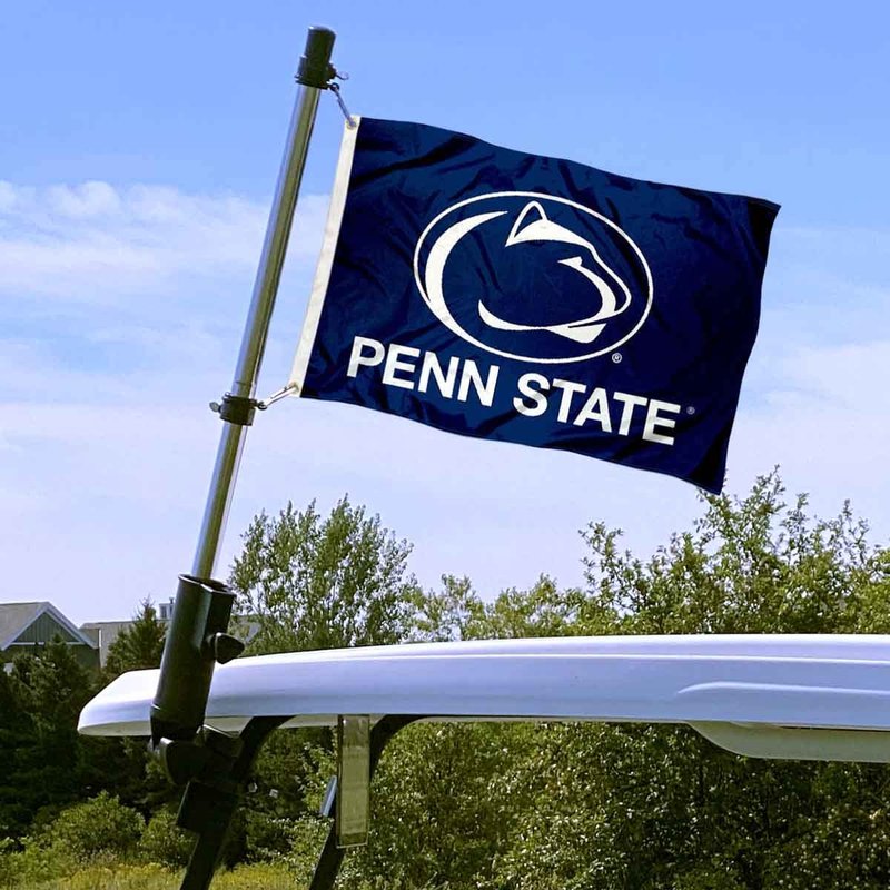 Penn State Nittany Lions Golf Cart Flag Pole and Holder Mounting Bracket