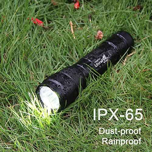 ULTRAFIRE 2 Pack Mini LED Flashlight 1000 Lumens 5 Modes Small Tactical Flashlight, Super Bright EDC Flash Light Portable Handheld Torch (Battery Not Included), WF-502B