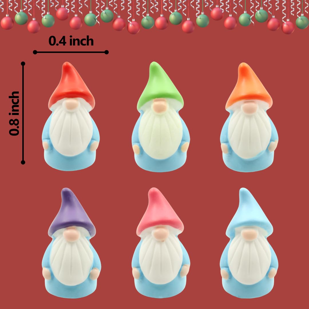 Hinge Head Gnome Set of 6 - Door Hinge Heads Decorative Topper - Magnetic Door Hinge Caps for Home Decoration