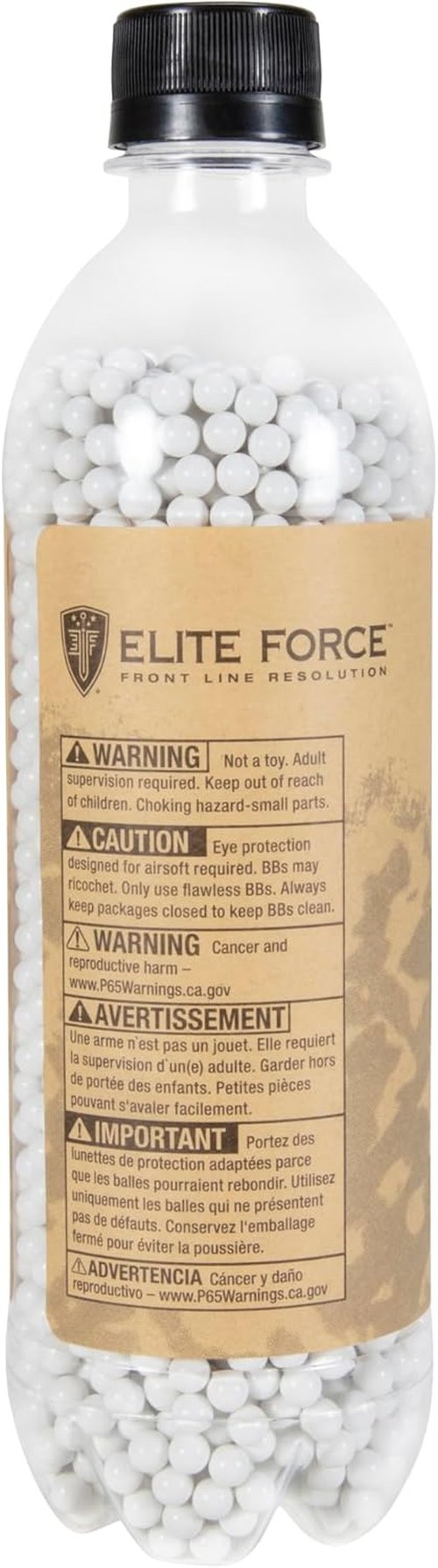Elite Force Biodegradable 6mm Airsoft BBs - Premium .25 Gram, 2700 Count for Eco-Friendly Play