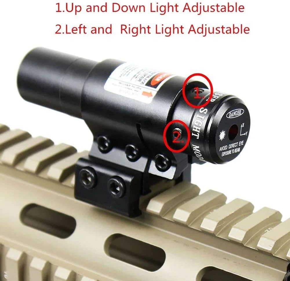 Red Laser Sight Beam Dot Sight Scope Tactical Picatinny Sight Scope