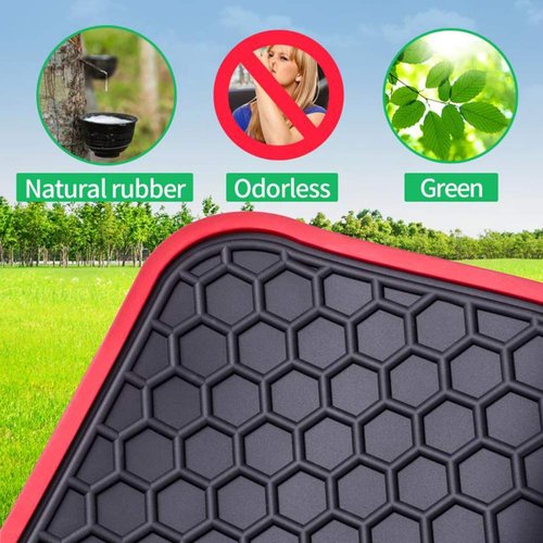 Matericuo Golf Floor Liner Mat Full Coverage Custom Fit for 2 and 2+2 Club Car Models Precedent 2004-UP/Onward & Tempo (2017-UP)/Villager & V4L (2019-UP Grey
