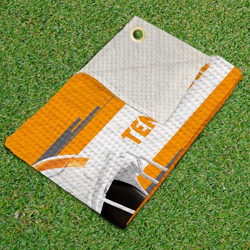 NCAA Golf Towel - Microfiber Waffle Fabric, 16x25 in - Tennessee Volunteers