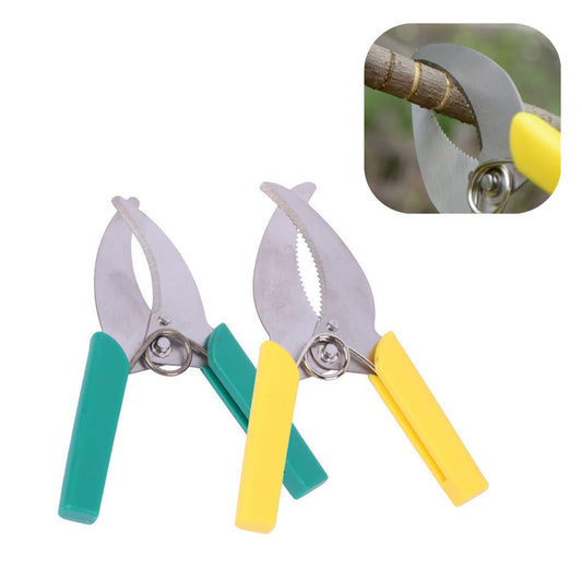 FJYXCHENXM 2 PCS Ring Barking Cutter Scissor Professional Grafting Tool Plant Cutters Girdling Shear Garden Tree Ring Cutter for Potted Plant Fruit Tree Orchard