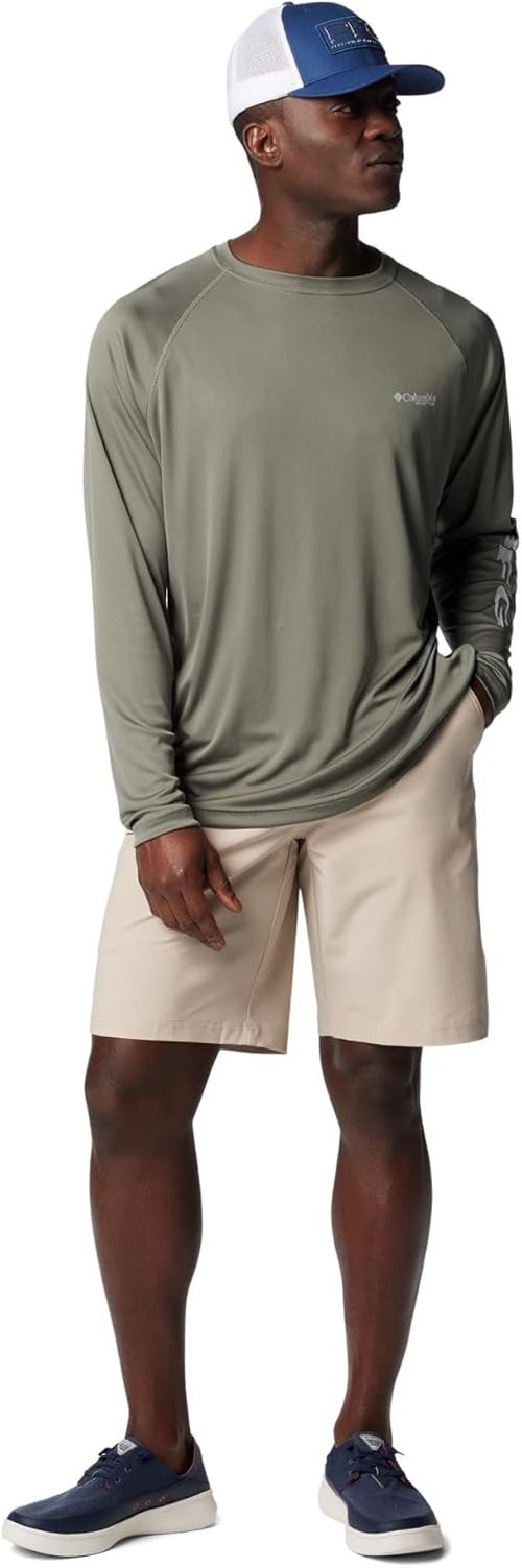 Columbia Men's PFG Terminal Tackle Shirt - Lightweight, Quick-Dry Fabric | Ideal for Fishing