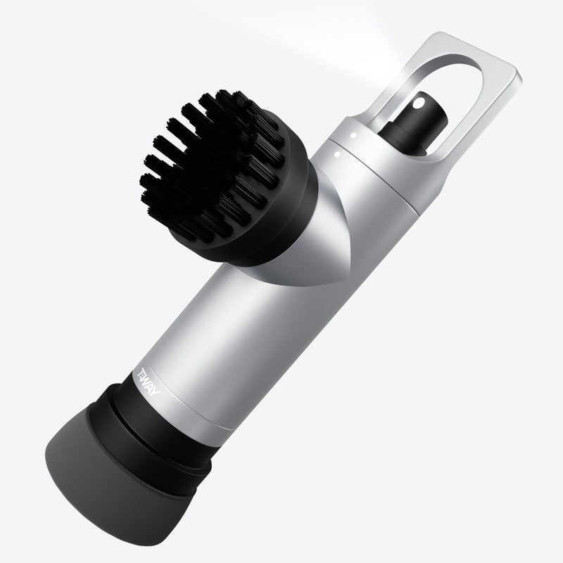 Sprush Golf Club Brush Cleaner with Water Spray Bottle and Sponge - Clean Golf Clubs Golf Balls Shoes All at Once - Heavy Duty - Golf Cleaning Device - Golf Accessories- USA Company