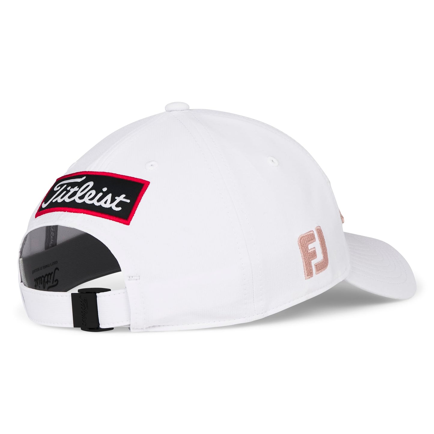 Titleist Tour Performance Golf Hat, White/Soft Pink