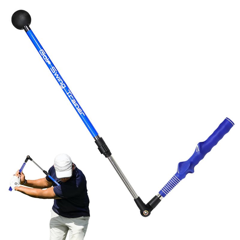 Asyxstar Golf Swing Trainer aid - Golf Training aid to Improve Hinge, Forearm Rotation, Shoulder Turn.Portable Collapsible Golf Swing Trainer Equipment with Golf Grip Trainer