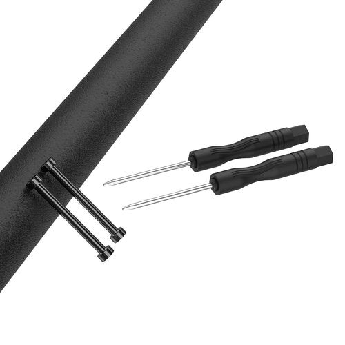 Compatible with Garmin Fenix 5X/5X Plus/Fenix 3 Smart Watch Screw Accessory, 2PCS Stainless Steel Replacement Screws with 2PCS Screwdrivers Removal Tool for Fenix 5X/Fenix 3 Smart Watch (Black1)