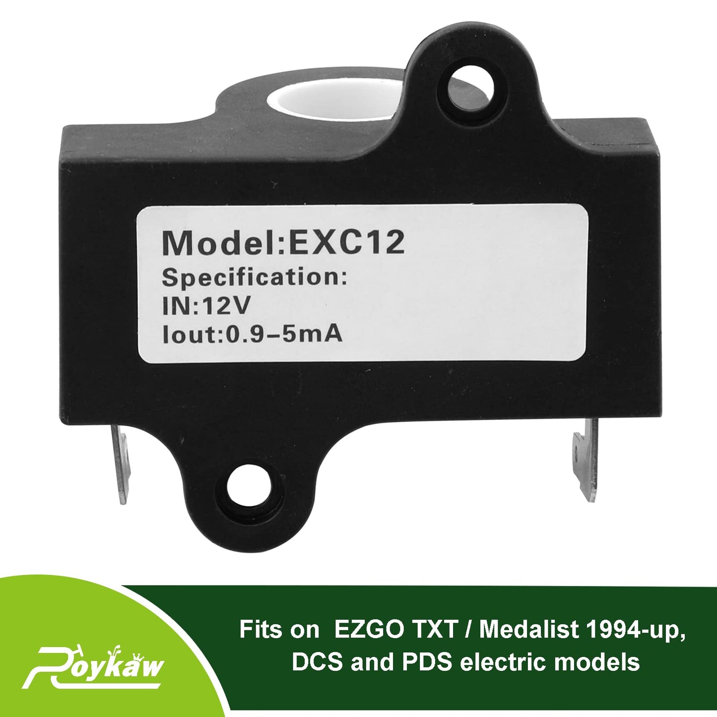 Roykaw ITS Inductive Throttle Sensor for EZGO TXT 1994-up Electric Golf Cart, Replaces OEM # 25854G01