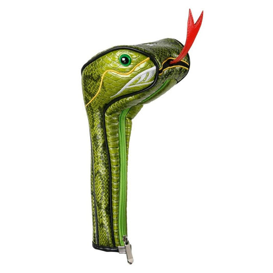 Sahara Green Snake Driver Headcover for Golf Clubs