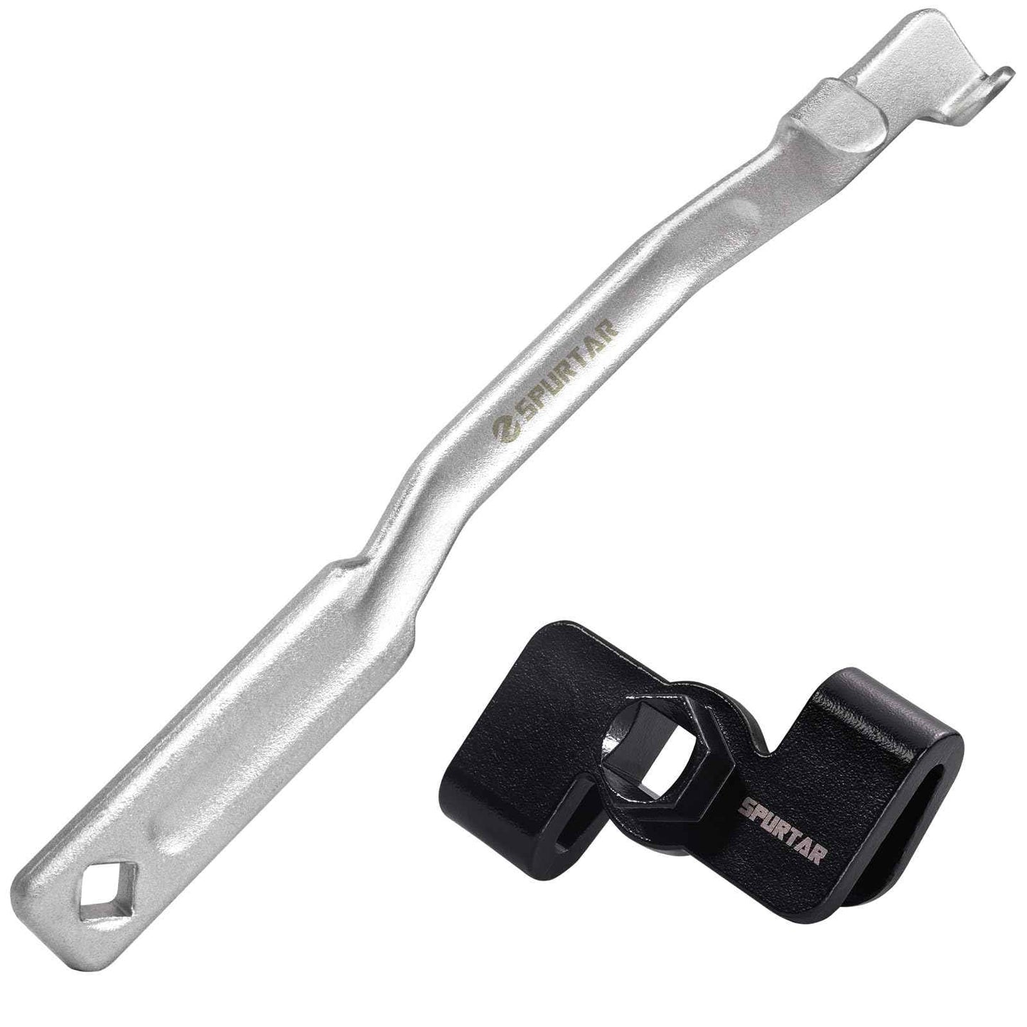 Spurtar Wrench Extender Tool with Extention Bar, Wrench Extender Adapter for 1/2" Drive or 21mm Hex Drive & 13.5” Extention Cheater Bar for Extra Leverage