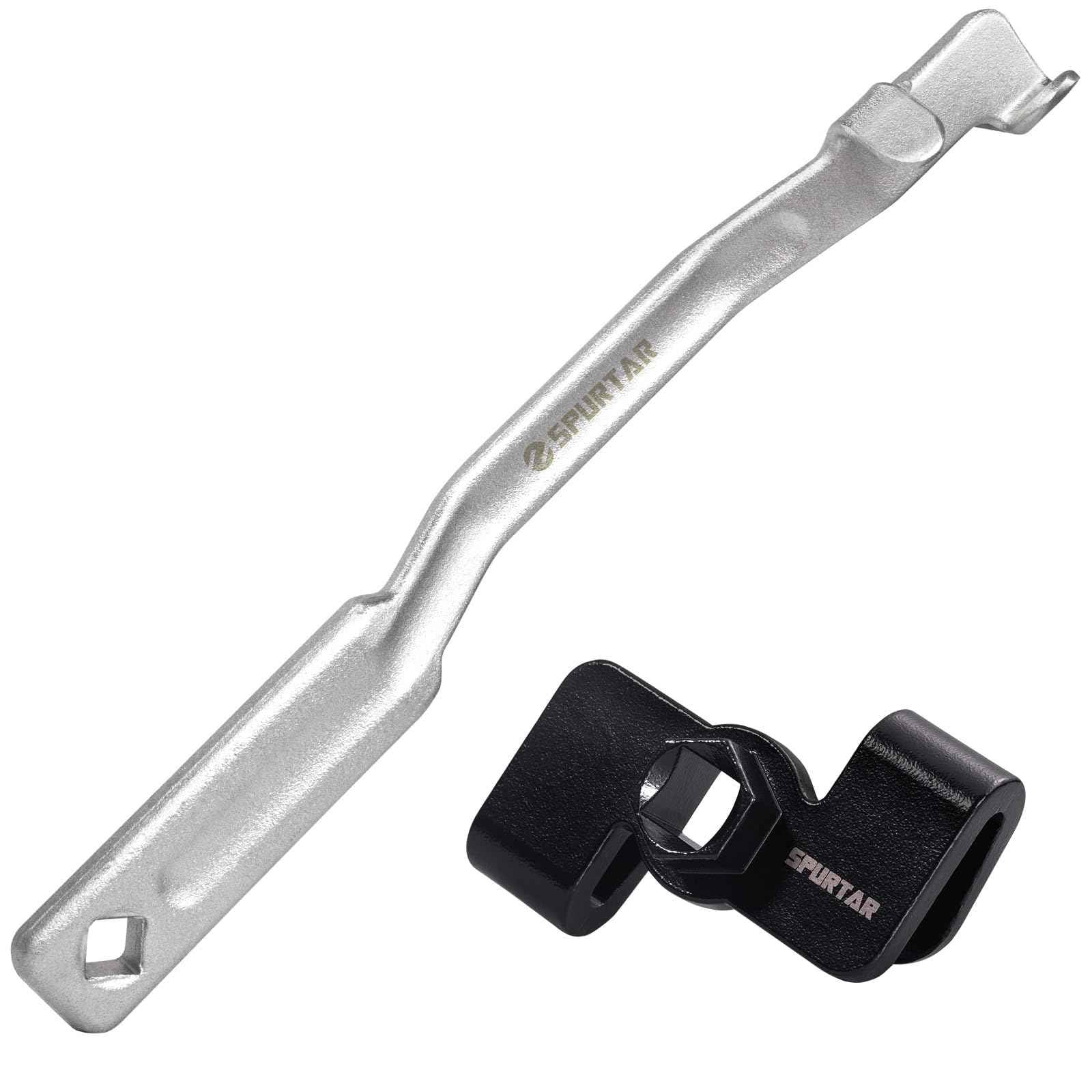 Spurtar Wrench Extender Tool with Extention Bar, Wrench Extender Adapter for 1/2" Drive or 21mm Hex Drive & 13.5” Extention Cheater Bar for Extra Leverage