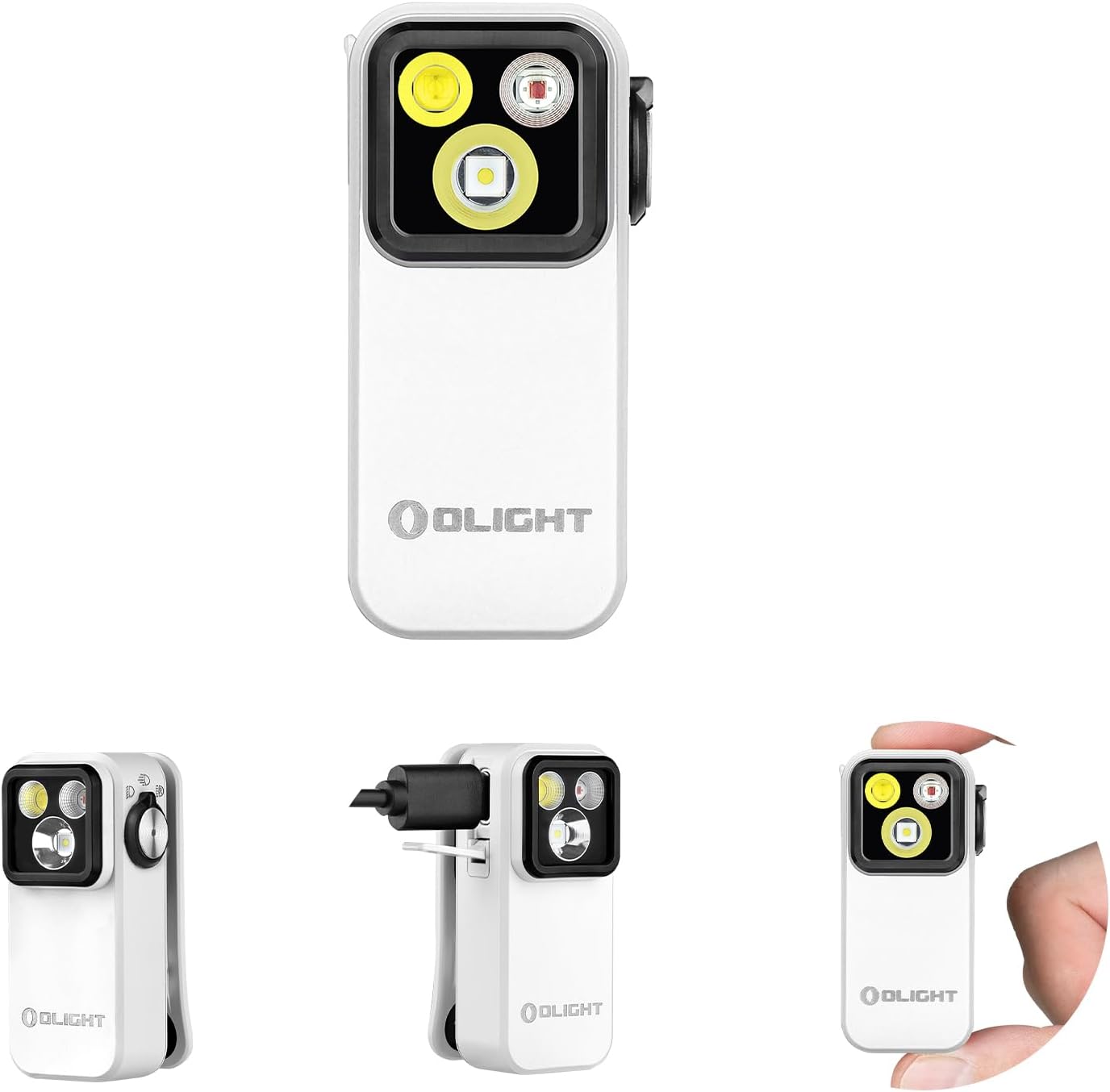 OLIGHT Oclip Pro Rechargeable EDC Flashlight - 500 Lumens, Magnetic Clip-On Light for Outdoor & Indoor Use