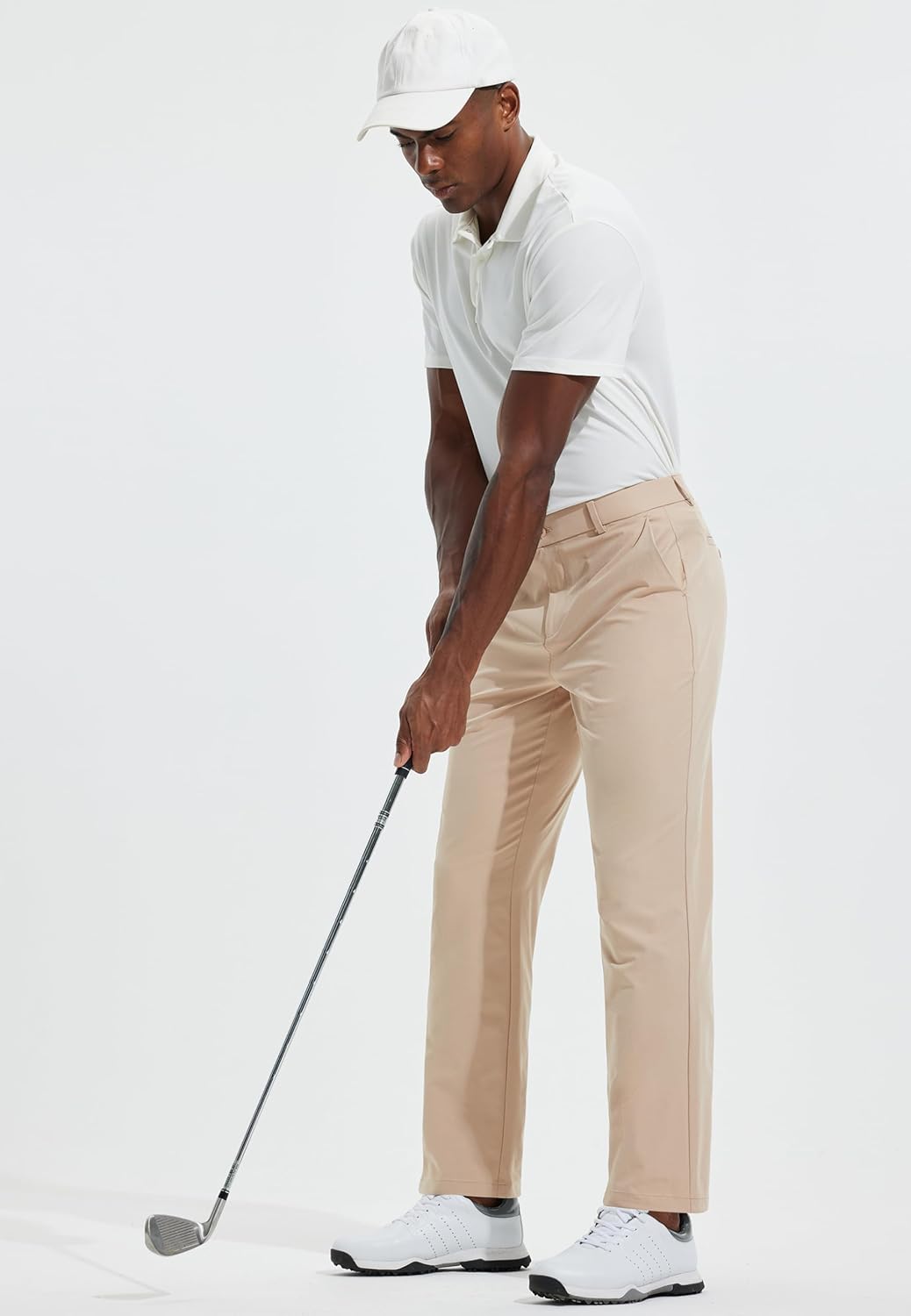 Skiennix Men's Golf Pants - Lightweight Stretch Trousers for Office & Travel | Available in 30"/32"/34" Sizes