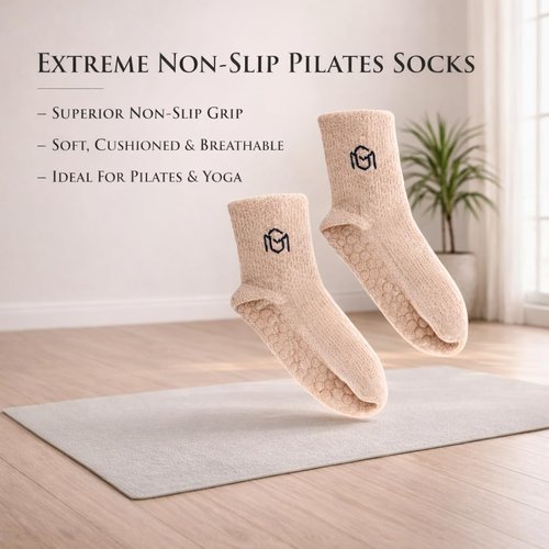 GARNET MOVEMENT - Home Pilates Essentials Kit 9 pcs. Pilates Ring Fitness Trainer, Ankle/Wrist Weights, Resistance Bands, Tote Bag, Grip Socks. Home or Gym/Studio Use. *MAT NOT Included*