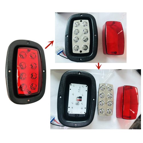 Golf Cart LED Taillight for Club Car DS Taillight | Yamaha LED Tail Lights for Club Car DS Gas & Electric Golf carts (1993 & up)