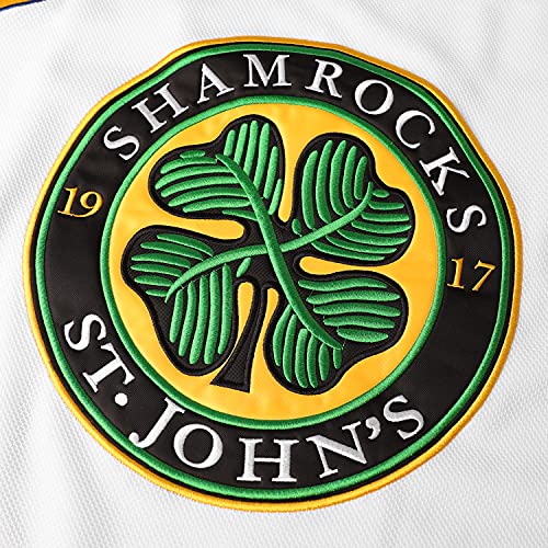 Rhea St John's Shamrocks Hockey Jersey - Medium White/Green
