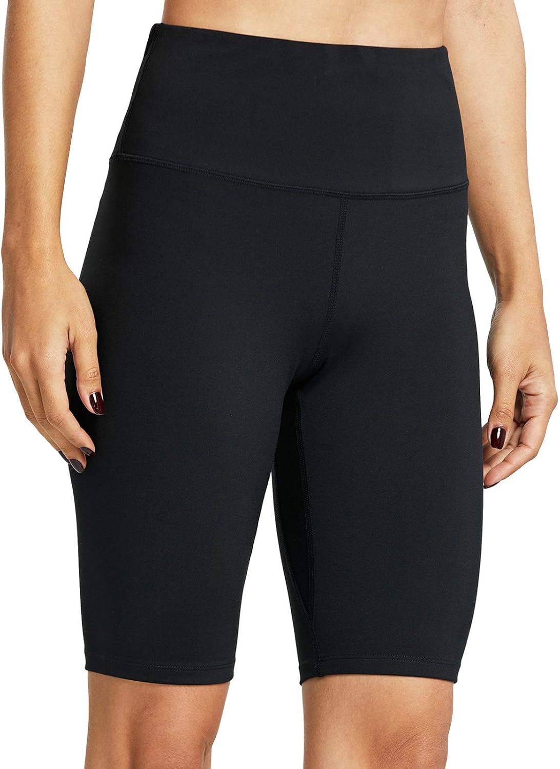 ZUTY Biker Shorts for Women - Tummy Control High Waisted Workout Yoga Compression Shorts with 2 Hidden Pockets
