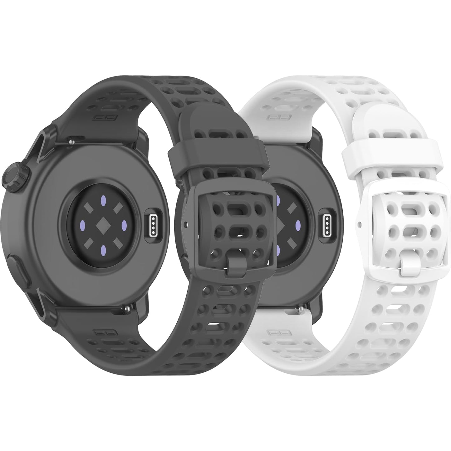 Harikiri 20mm Sport Silicone Bands Compatible with COROS PACE 2/COROS APEX 2/COROS APEX 42mm for Men and Women