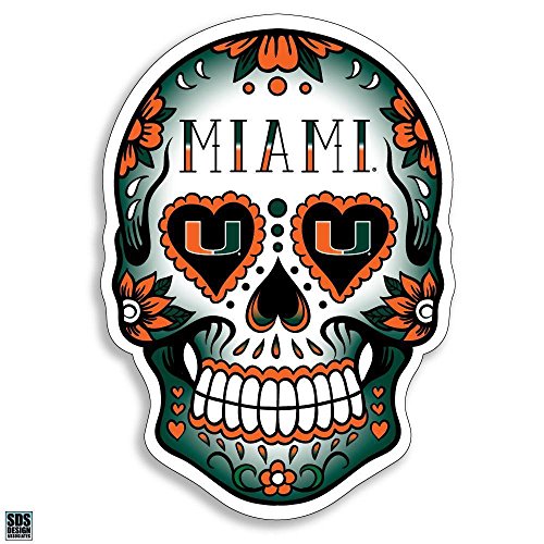 Sugar Skull Vinyl Sticker - 4 Inch Catrina Calavera Decal for Laptop & Car