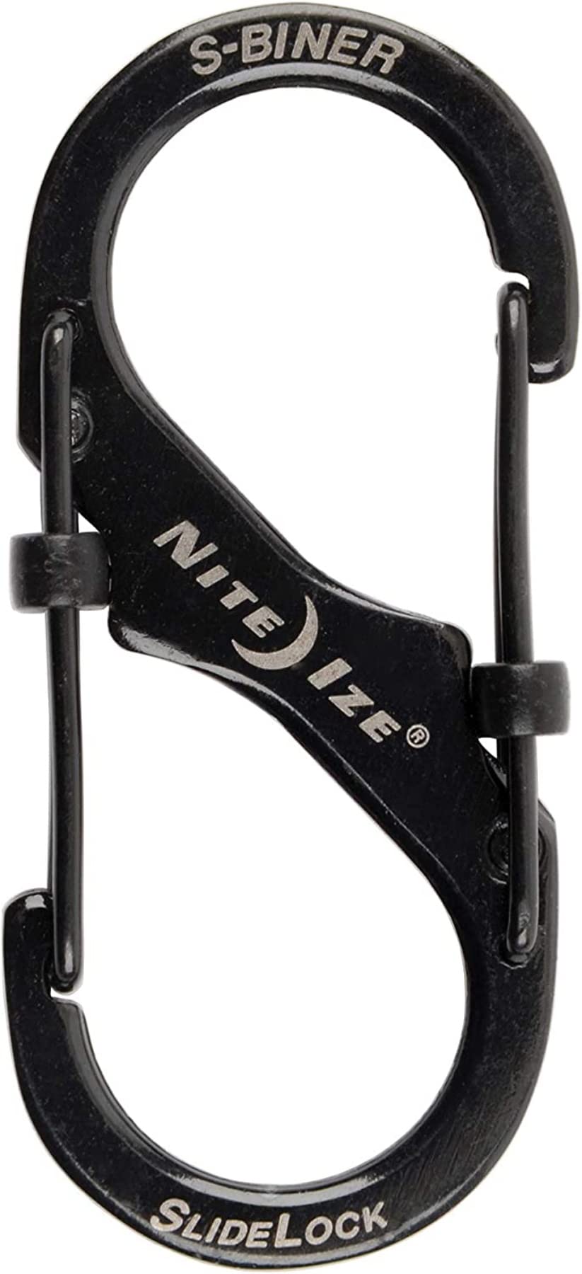 Slidelock Steel S-Biner #2 Black Nite Ize Lsb2-01-R3