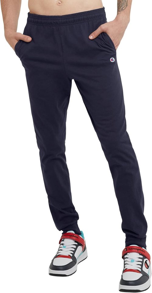 Champion Men's Joggers - Lightweight Cotton Lounge Pants for Comfort | 31" Length
