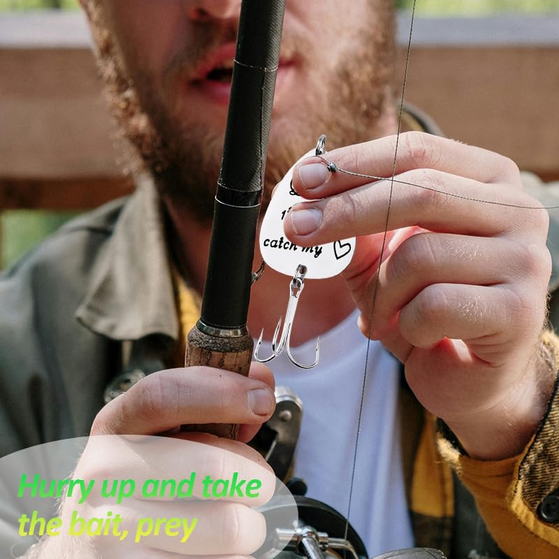 Engraved Daddy Fish Hook - Personalized Fishing Gift for Dad