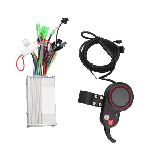 Yosoo Health Gear Electric Scooter Brushless Speed Controller, 48V 250/350W, LCD Display Control Panel with Switch, Color Screen Dual Mode