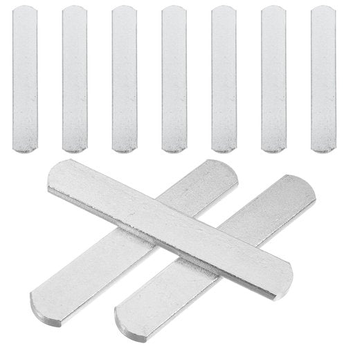 10 Pcs Weighted Steel Plates, 5.89 Inch Stainless Steel Inserts, Fitness Workout Running Vest Ankle Leg Equipment Accessories