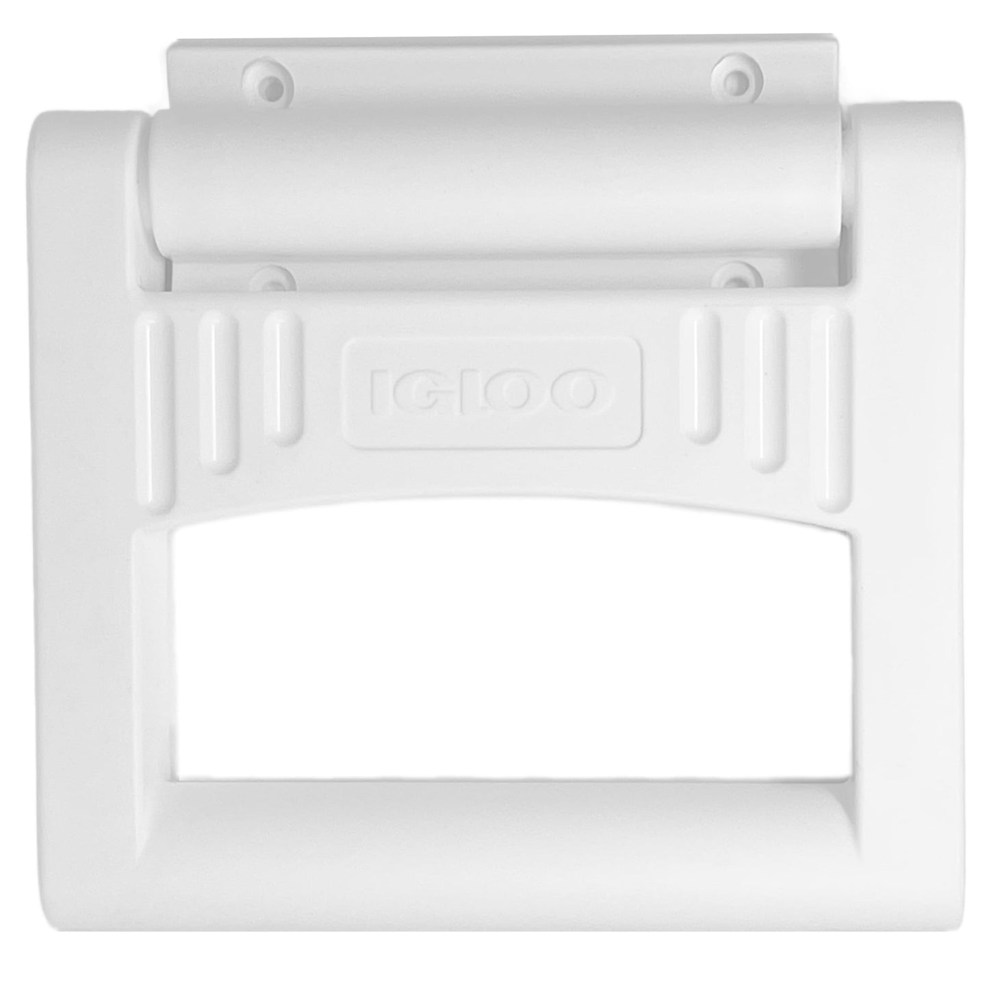 Igloo Rugged 4-Hole Cooler Handle & Bracket - Made in The USA - for Party Bar, Polar 120 Qt, and 90-100 Qt Sized Ice Chests (White)
